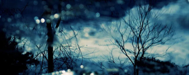 A cold and lonely landscape symbolizing depression and hopelessness